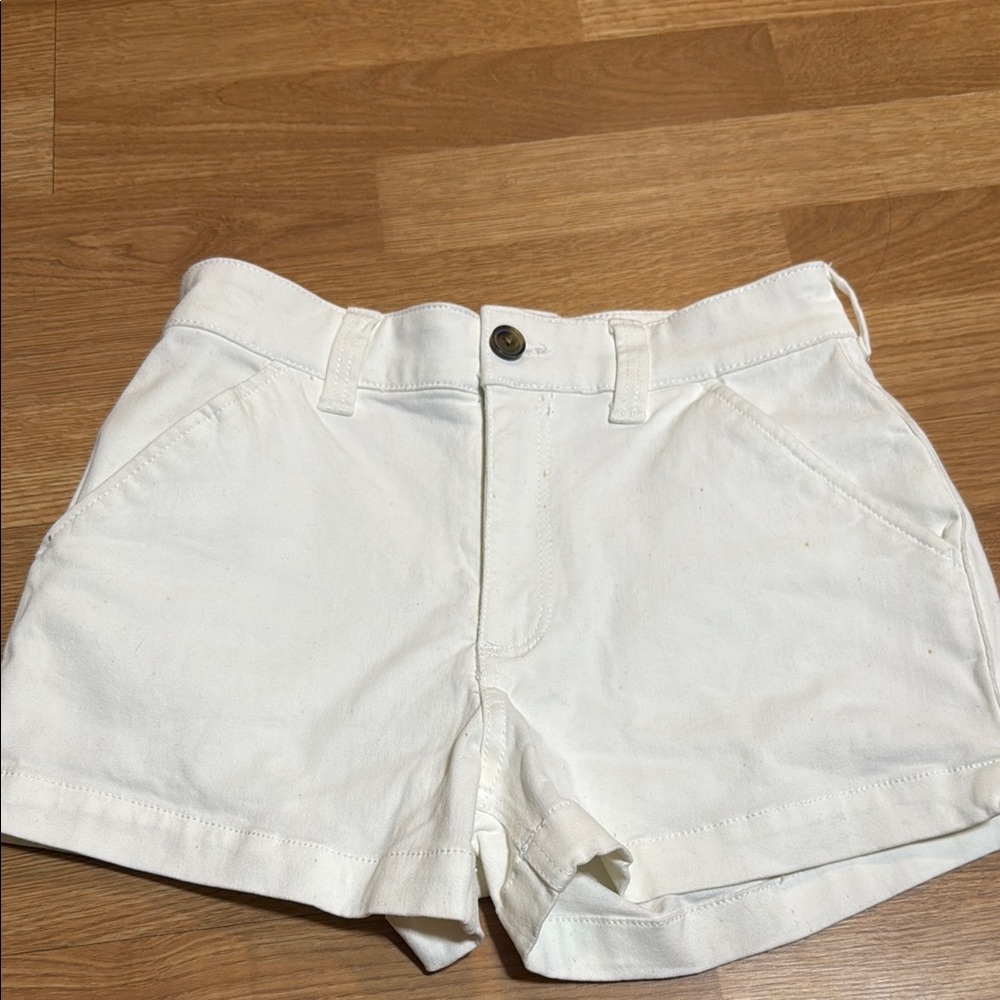 Classic White Women's Shorts